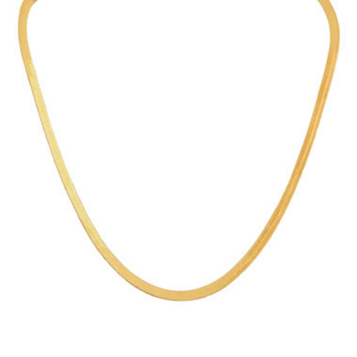 Colar Chocker Fita Banhado a Ouro 18k.